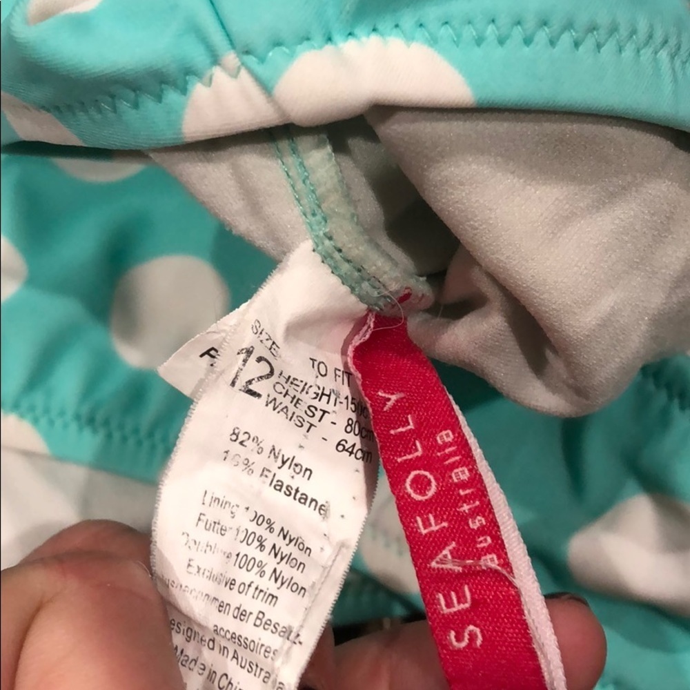 Halter top seafolly bathing suit 🩱 polka dot 12 - Picture 6 of 6